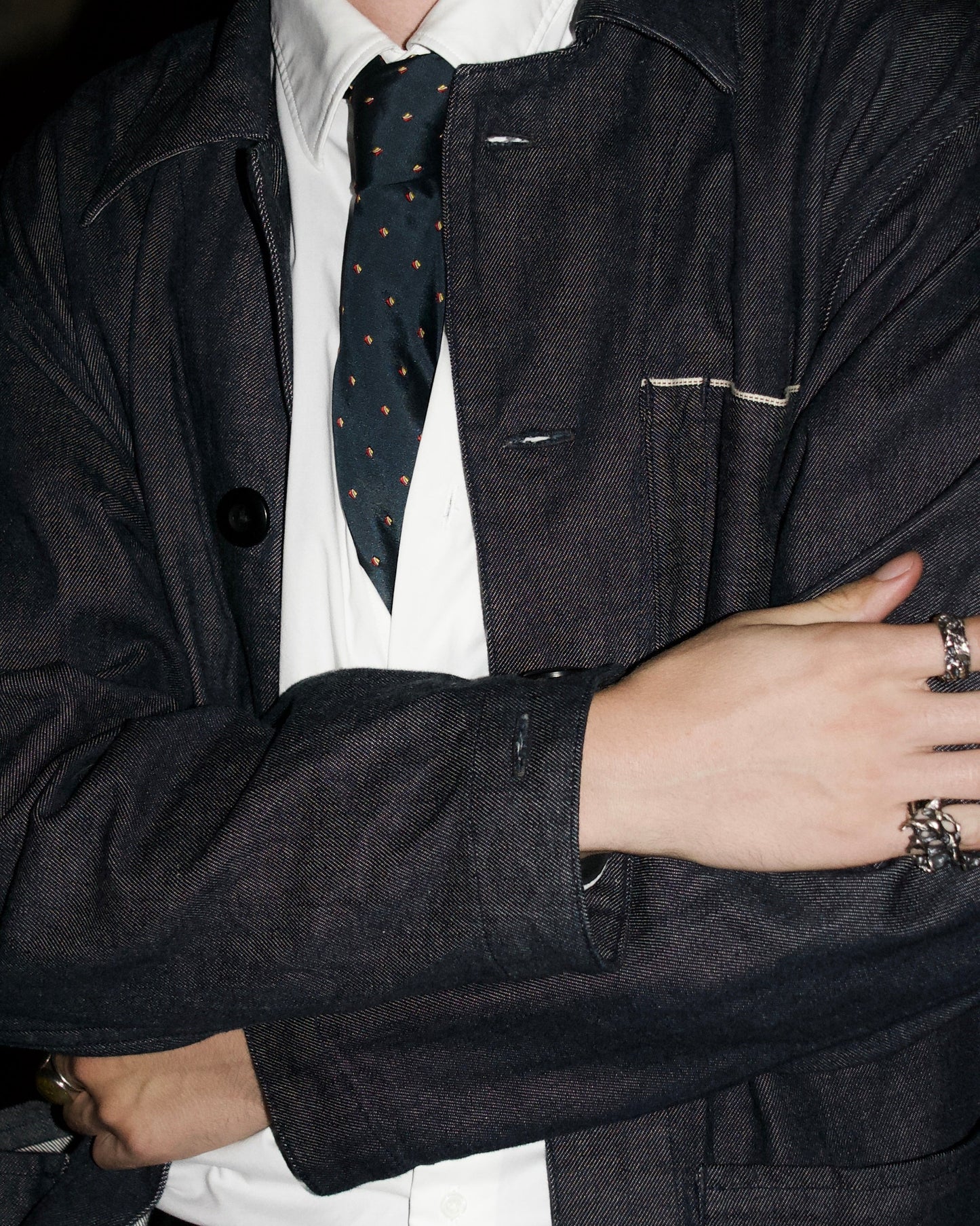 Voyager Chore Coat in Italian Selvedge Denim