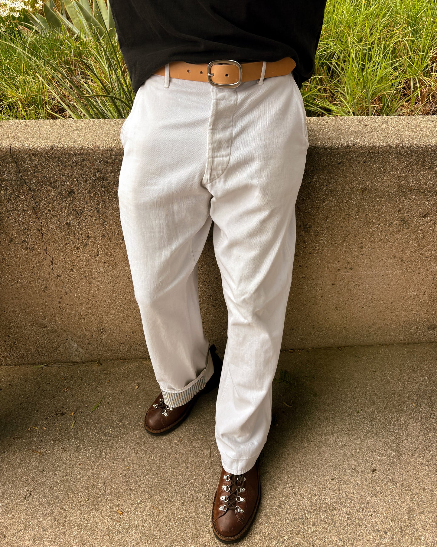 Trouser Belt In Natural